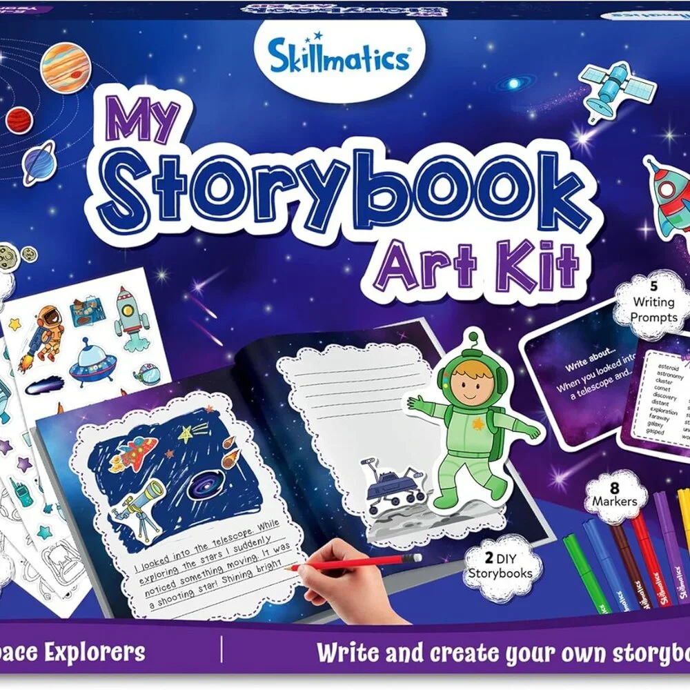 New Skillmatics My Storybook Art Kit Space Story Writing Stickers Creative